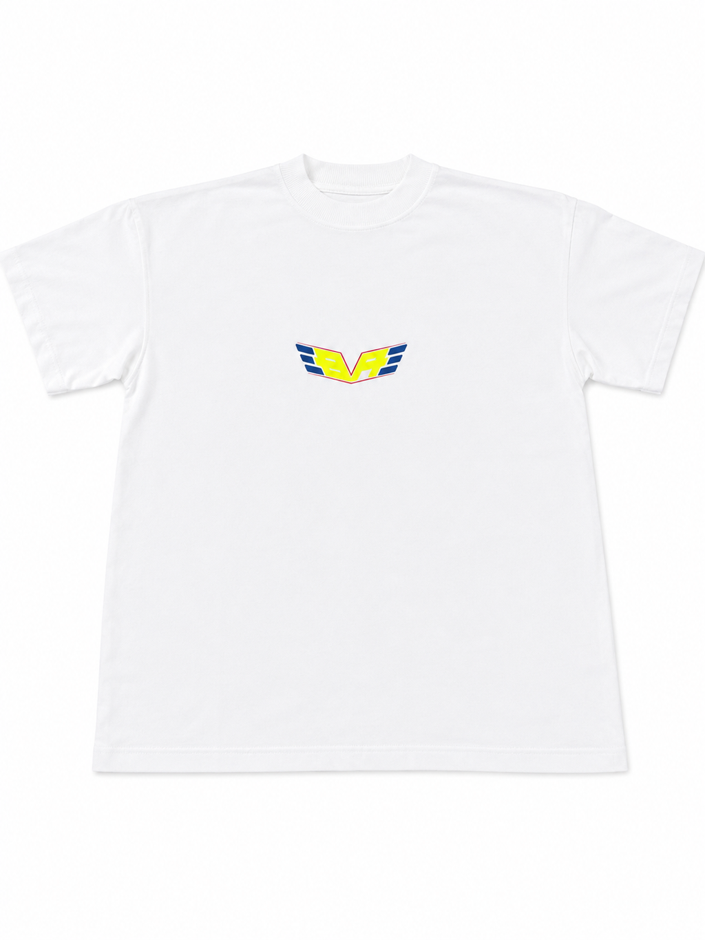 Yellow BA White T-Shirt